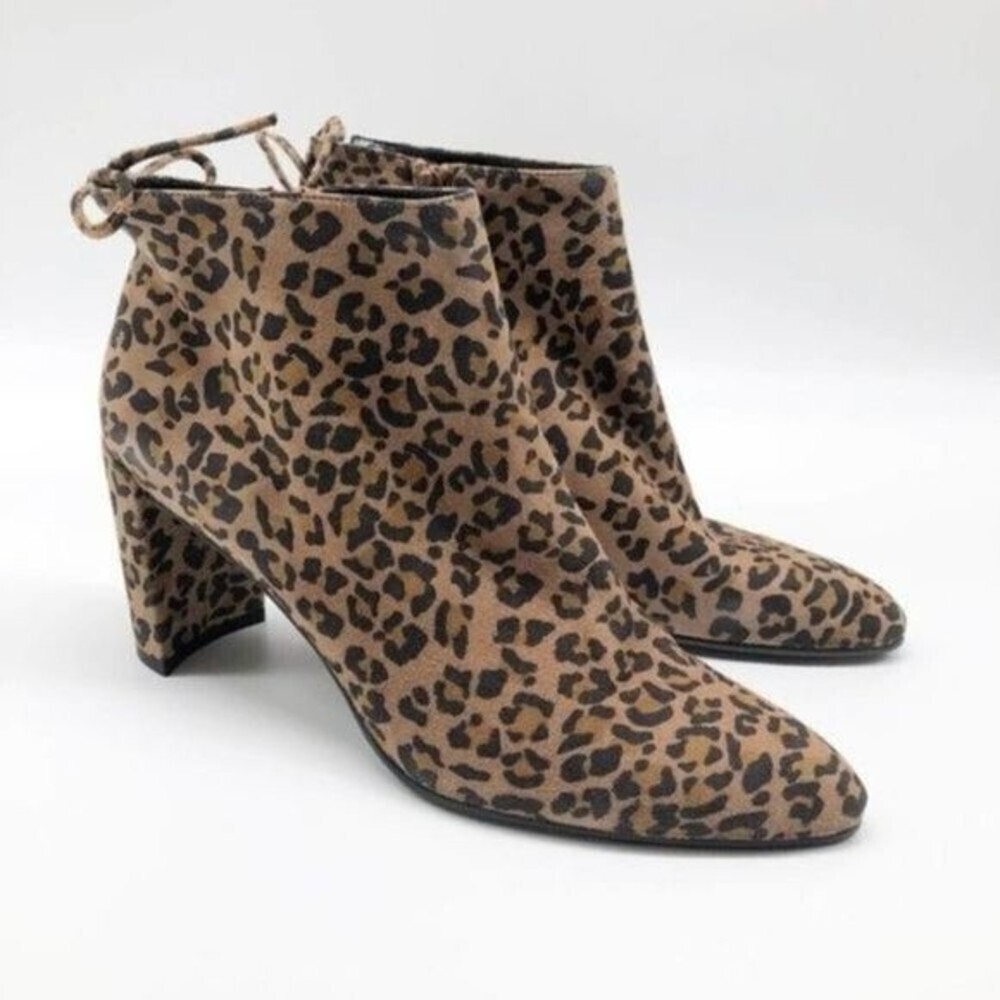 Stuart Weitzman Lofty Cheetah Print Bootie - image 1